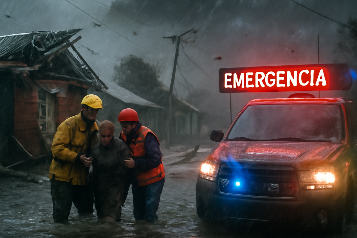 Tragedia en Chile: Muertos y heridos por sistema frontal devastador
