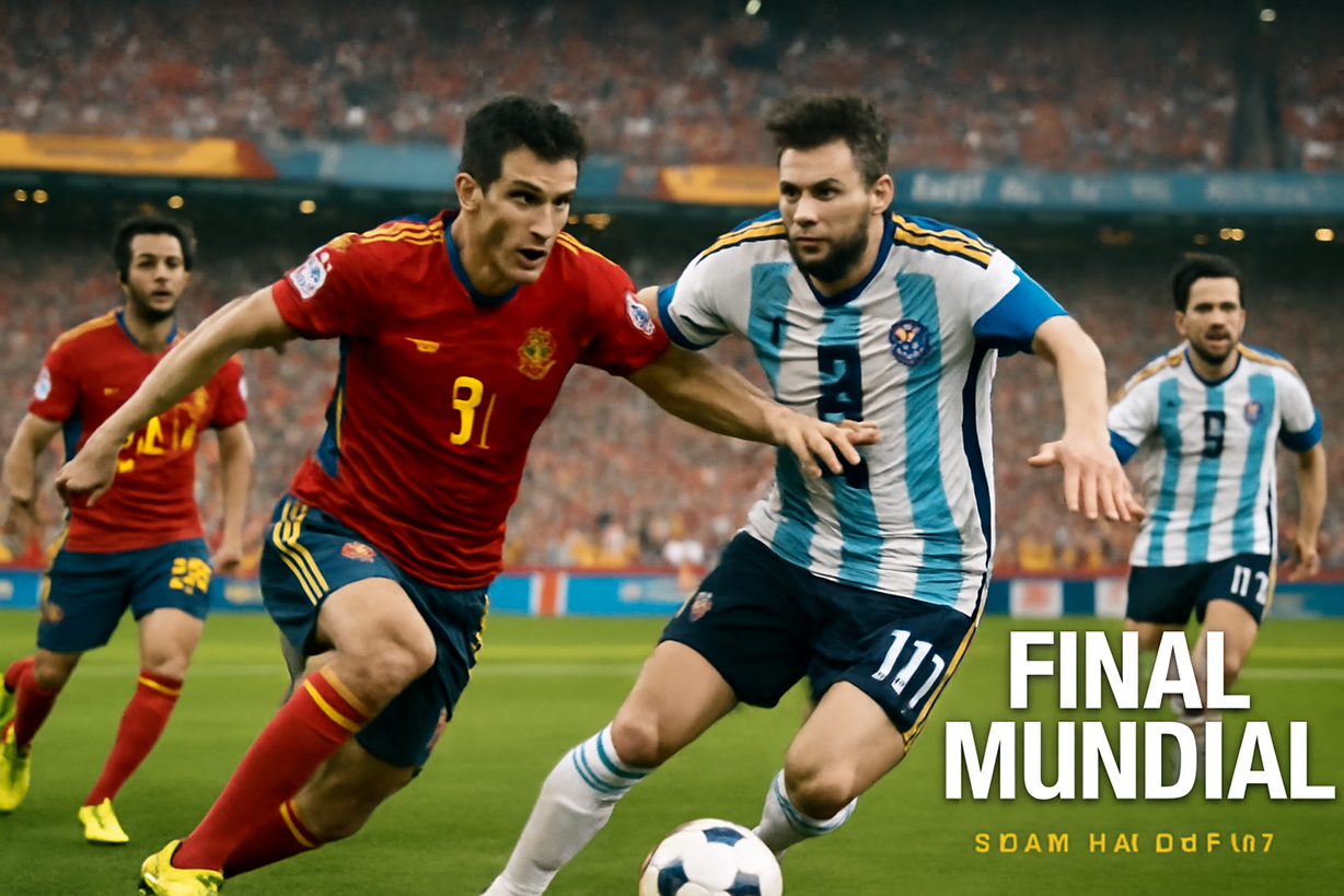 España se enfrenta a Argentina: La final que marcará la historia del fútbol