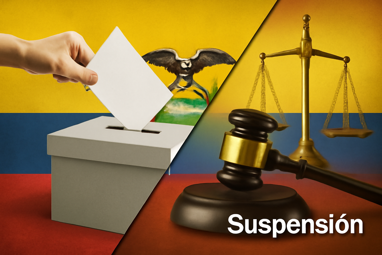 Suspensión Provisional del Partido AMIGO a un Día del Cierre de Candidaturas en Ecuador
