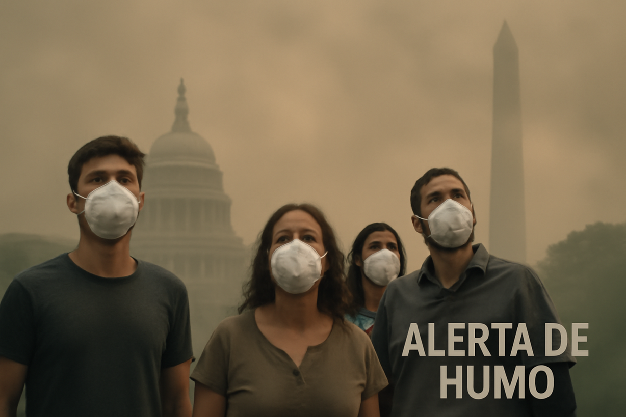 Alerta por humo de incendios: Calidad del aire en riesgo en EE. UU.