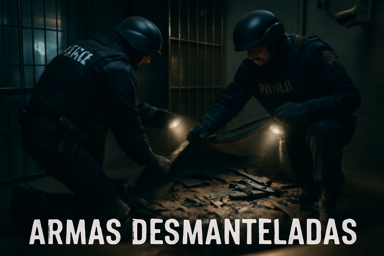 Desmantelan arsenal en prisión ecuatoriana y evitan masacre carcelaria