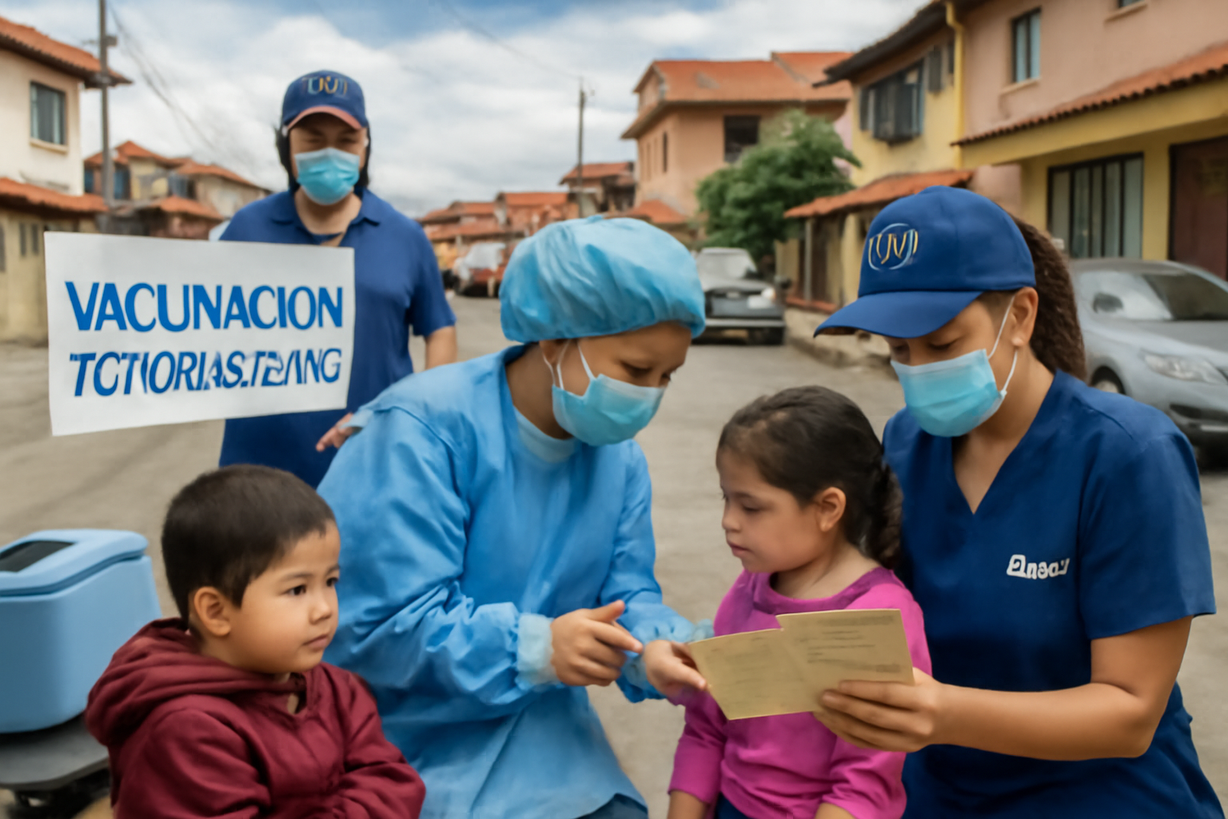 Brigadas de Vacunación Activas en Cuenca ante Sospecha de Sarampión