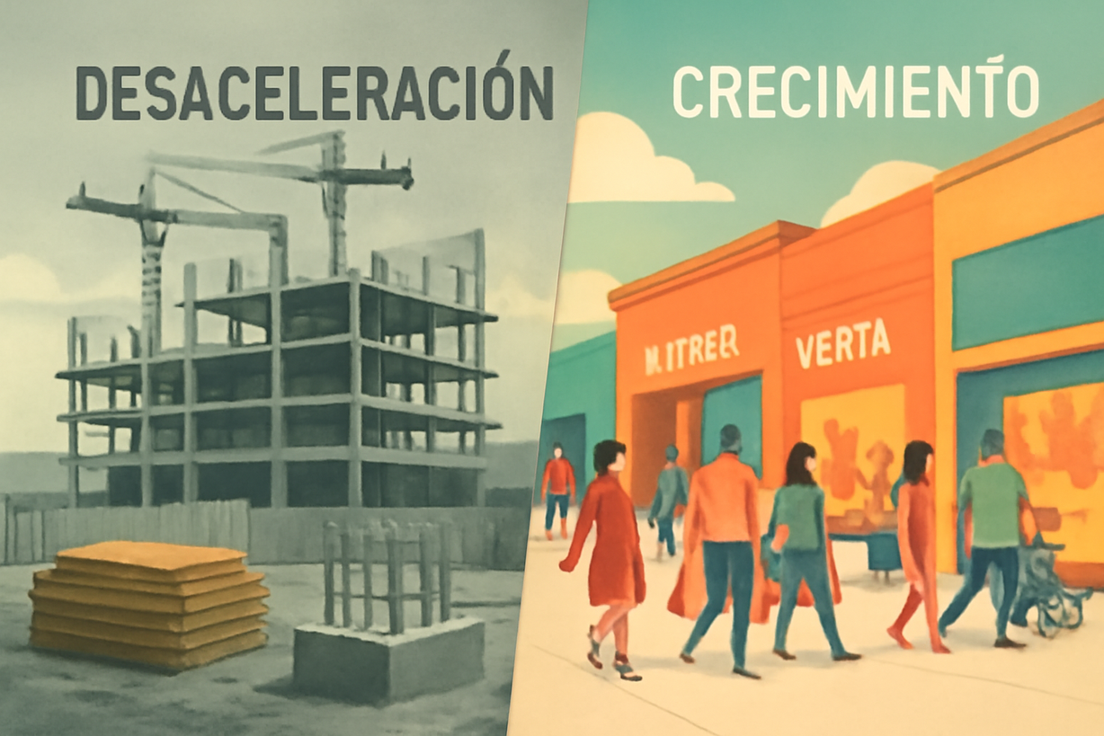 Desaceleración económica en Colombia: crecimiento del 2,1% en mayo de 2026