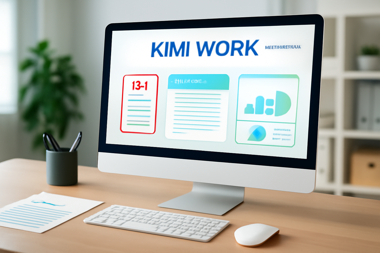 Revoluciona tu productividad con el nuevo agente de IA de Kimi Work