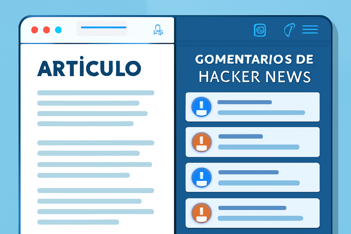 Integra Hacker News en Cualquier Artículo con HNewhere