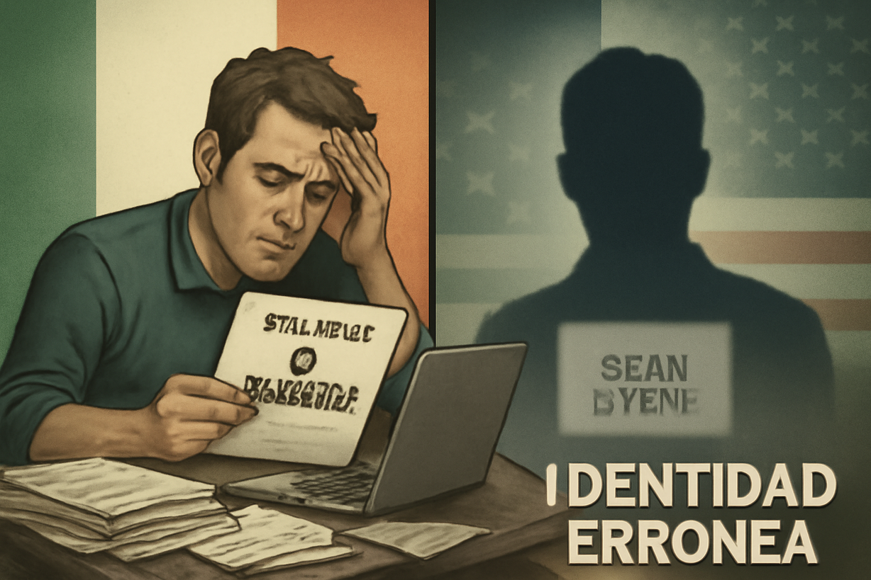 Ciudadano Irlandés Lucha Contra Error de Identificación en EE. UU.