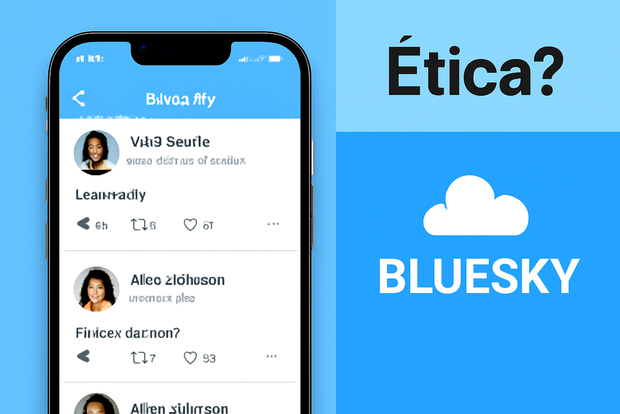 Bluesky: El Controversial Truco de su Logo en Capturas de Pantalla