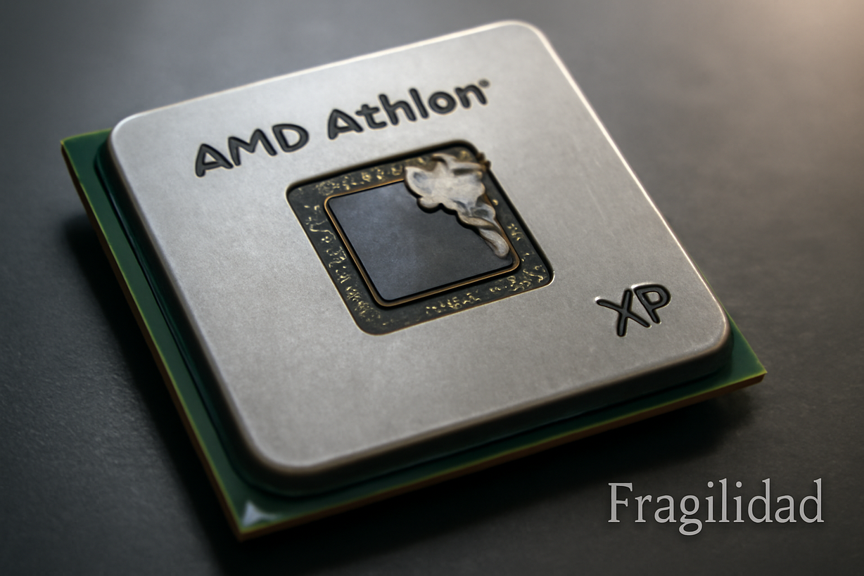 El sorprendente caso de un AMD Athlon XP: fragilidad oculta en el silicio