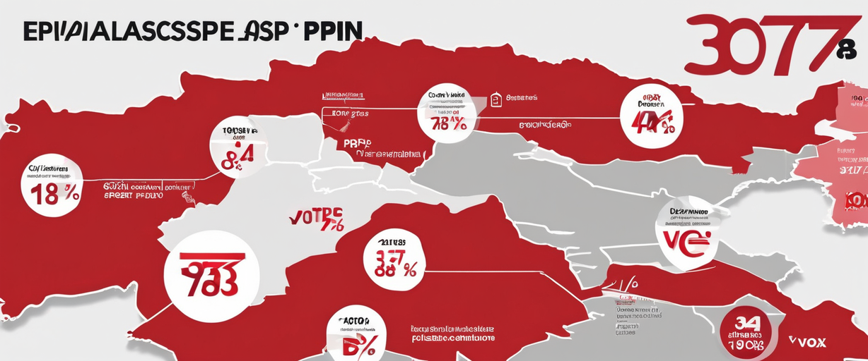 El PSOE se afianza en las encuestas: 34,8% de intenciones de voto