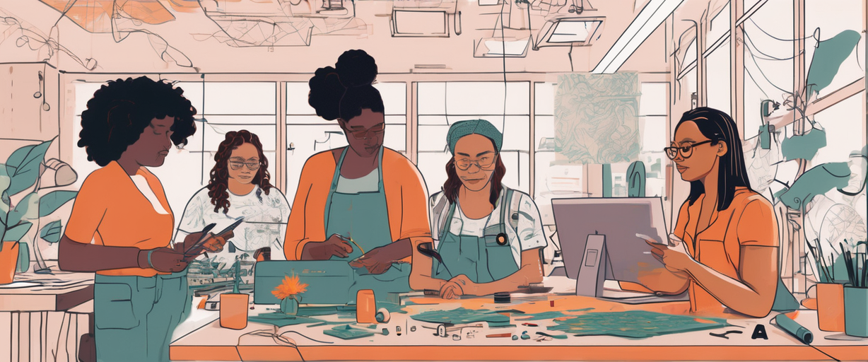 Feministas en Viena: Innovación sostenible con circuitos de arcilla