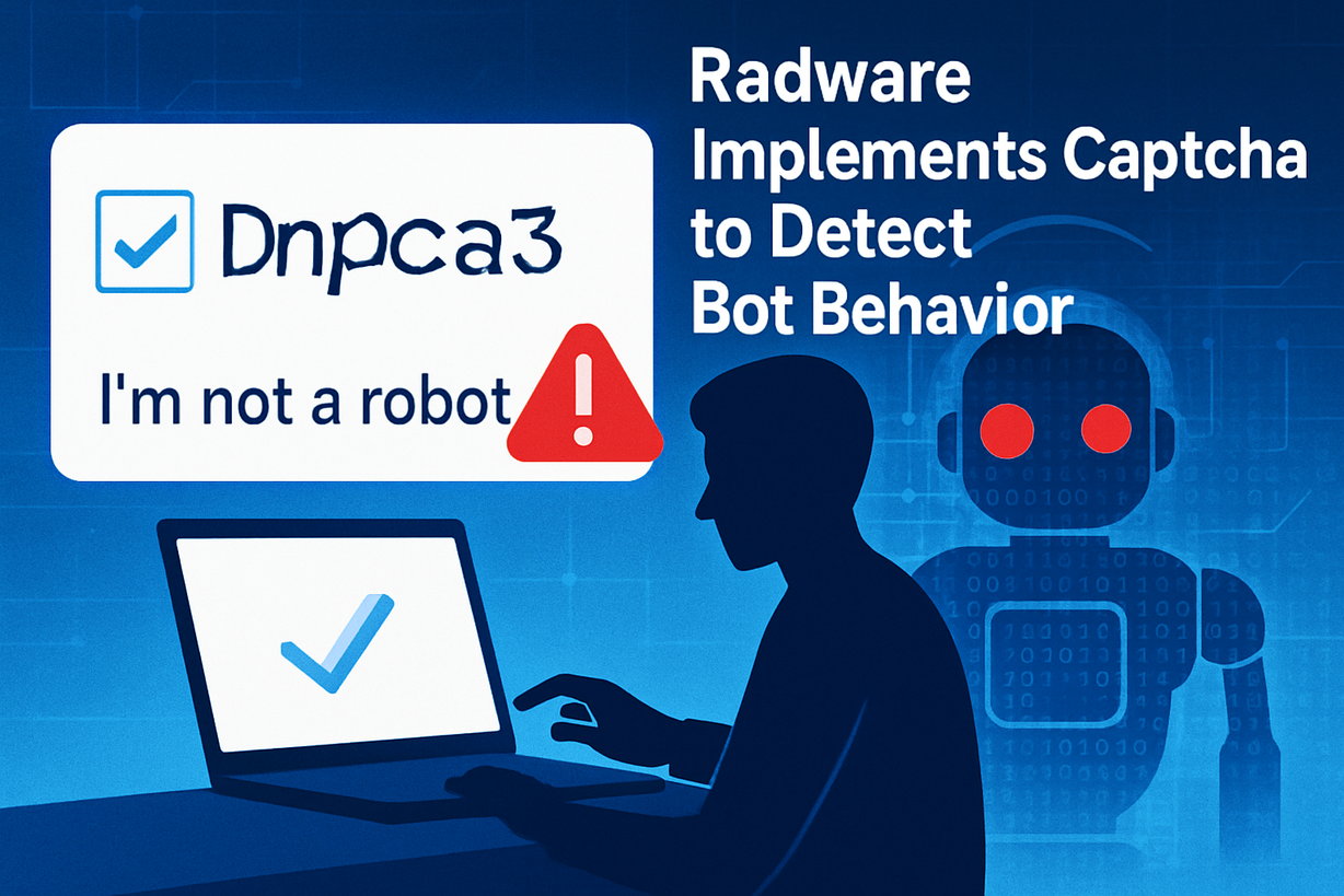 Radware Implementa Captcha para Detectar Comportamientos de Bot