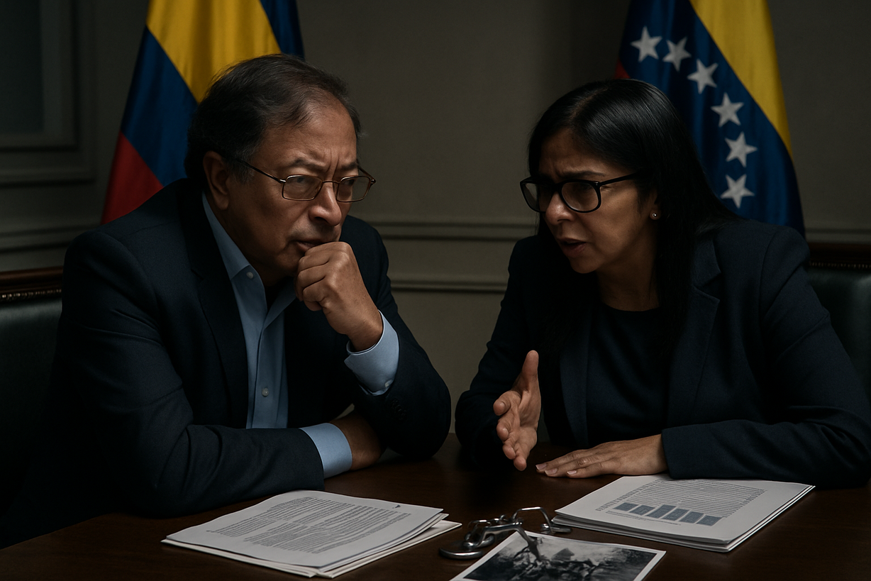 Petro y Rodríguez: Encuentro en medio de la crisis de presos políticos en Venezuela