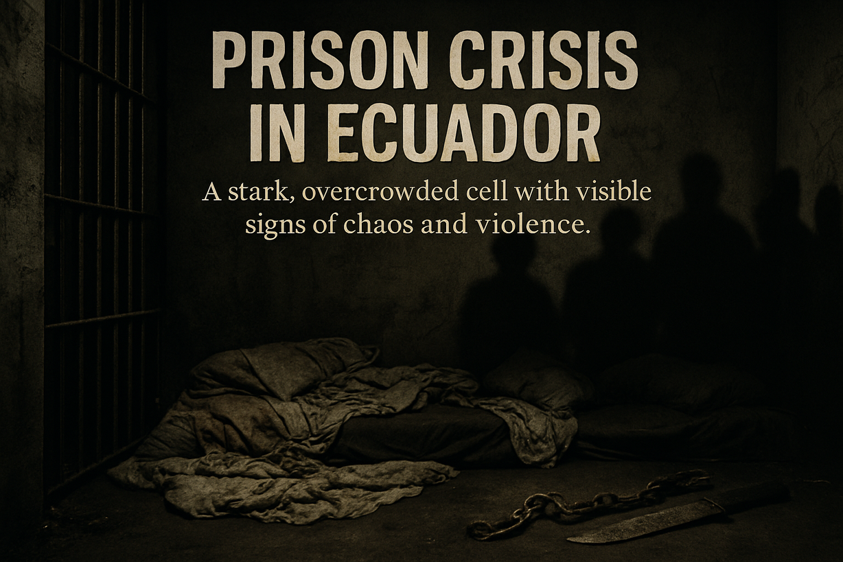 Crisis Carcelaria en Ecuador: Hacinamiento y Violencia Extrema