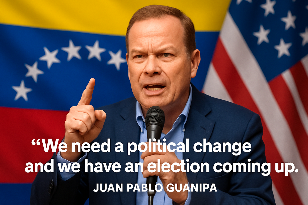 Juan Pablo Guanipa: Urge un cambio político en Venezuela tras llegada de nuevo encargado de negocios de EE. UU.