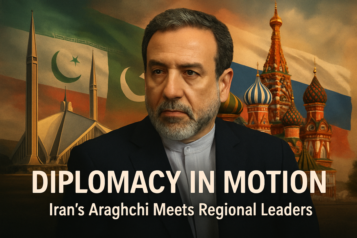 Tensiones Regionales: Araghchi en Pakistán y la Crisis en Oriente Medio