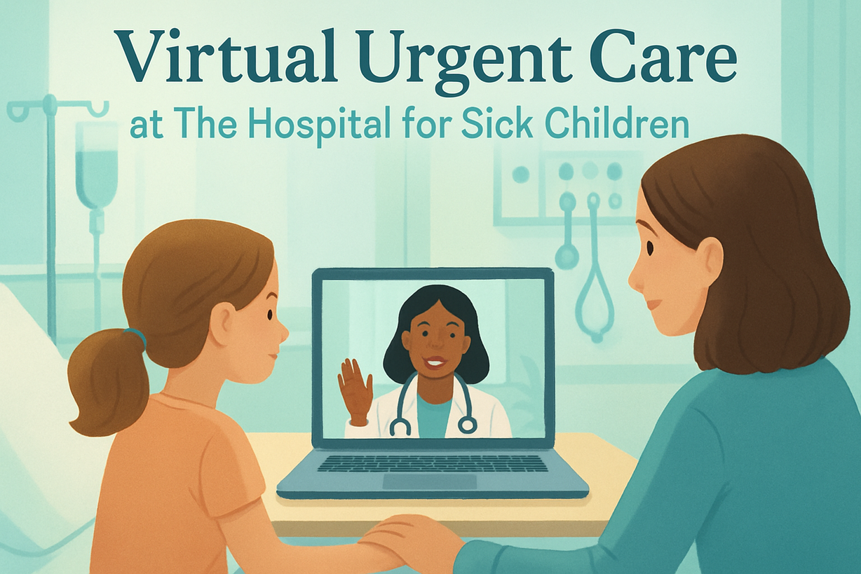 Atención Urgente Virtual: Innovación del Hospital for Sick Children