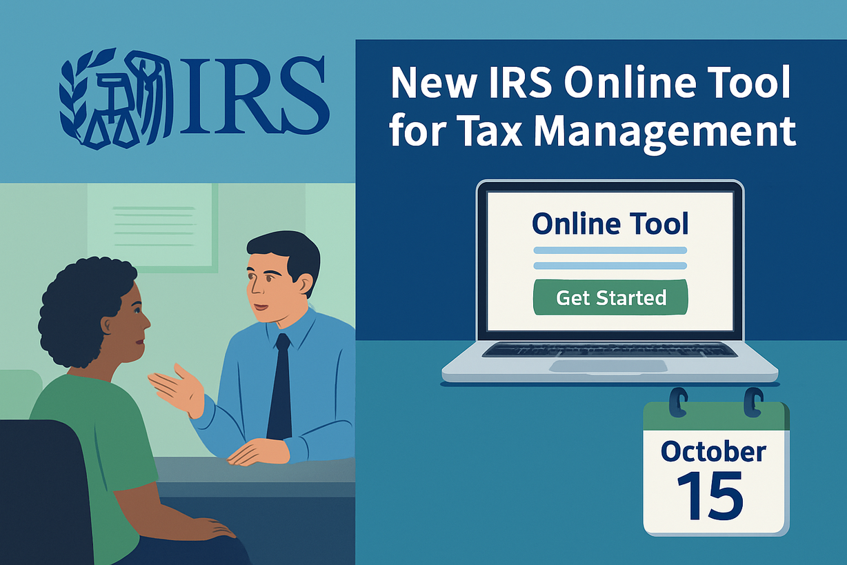 Nueva herramienta del IRS para gestionar deudas tributarias y prórrogas