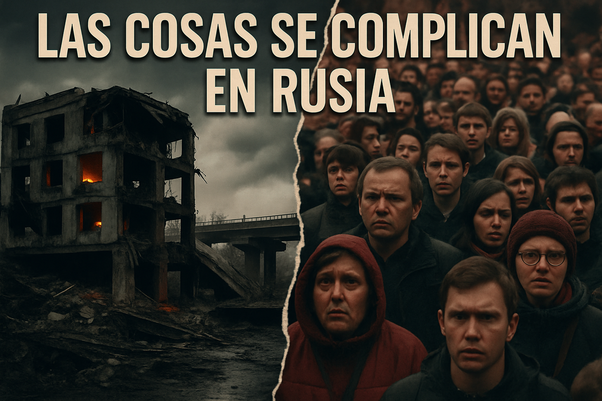 Crisis en Rusia: Ataques ucranianos y descontento social agravan la situación económica