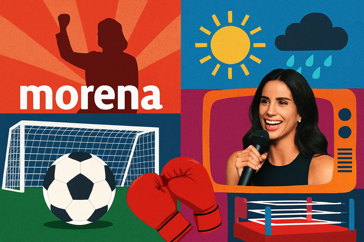 Morena elige sucesor, Cruz Azul brilla y Bárbara de Regil causa revuelo