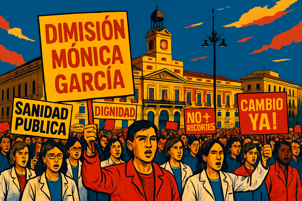 Protestas nacionales en España: Médicos exigen la dimisión de la ministra de Sanidad