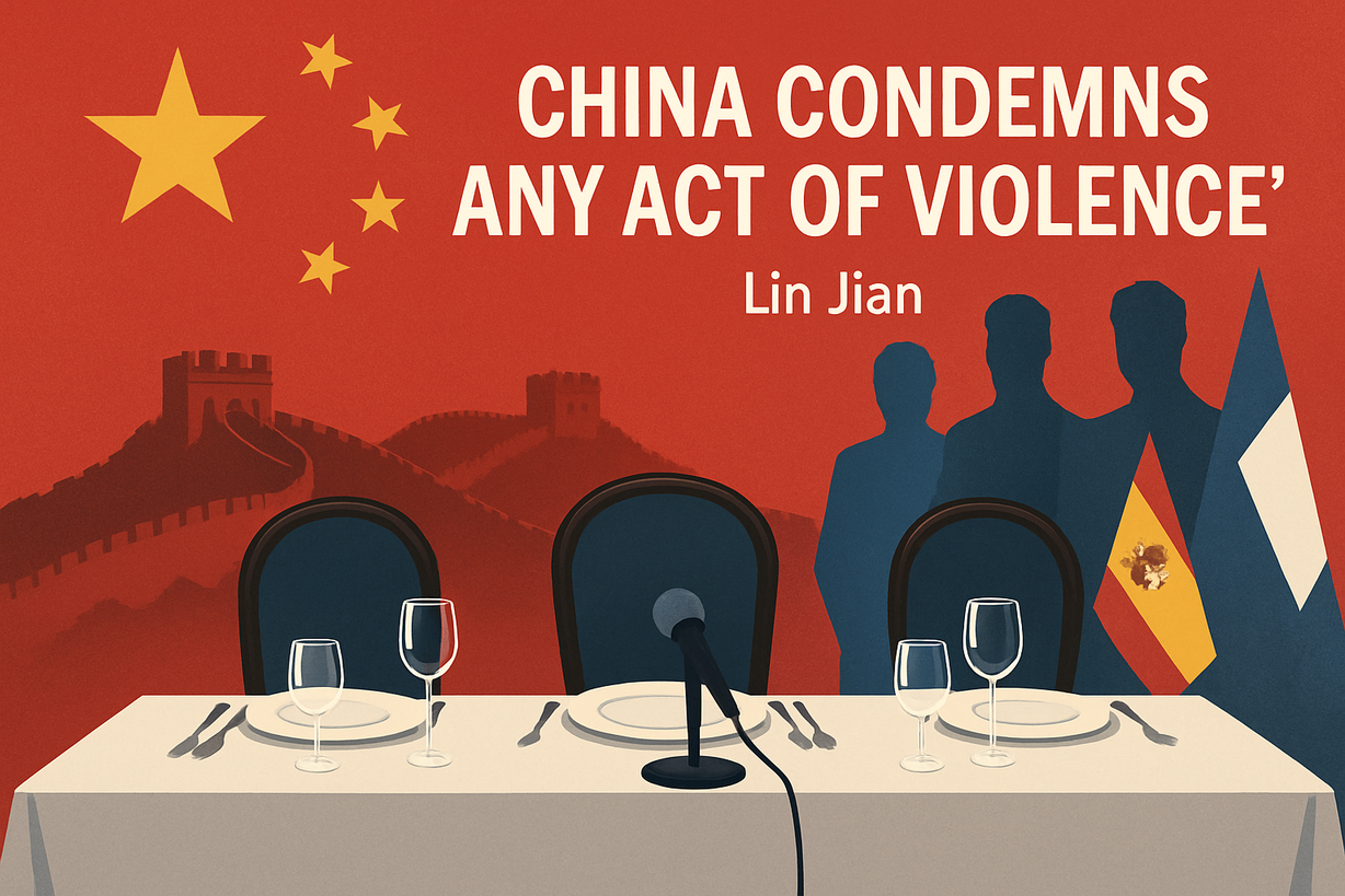 China condena ataque en Cena de Corresponsales y rechaza la violencia