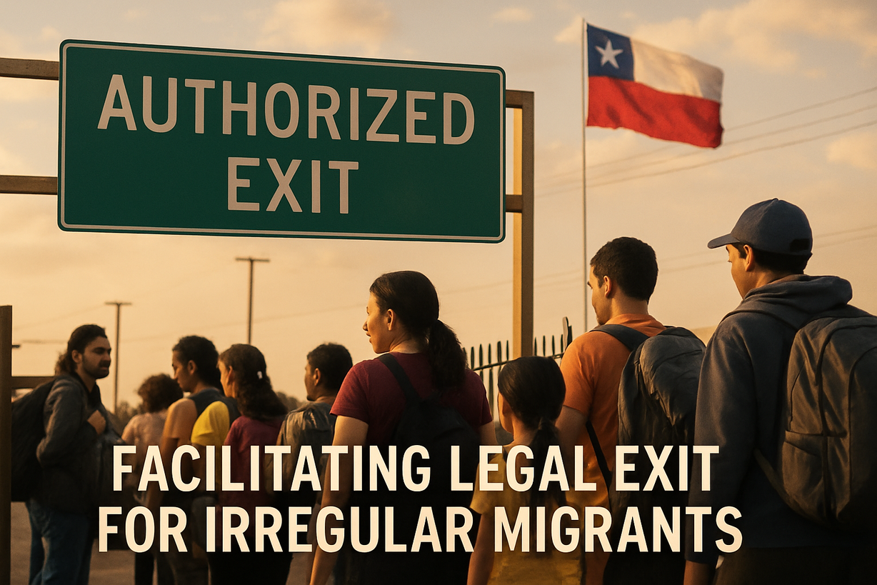 Nuevo plan en Chile para regularizar y facilitar salida de migrantes irregulares