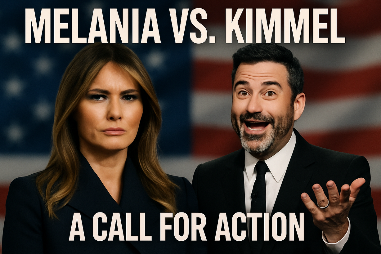 Melania Trump critica a Jimmy Kimmel por su humor "odioso y violento"