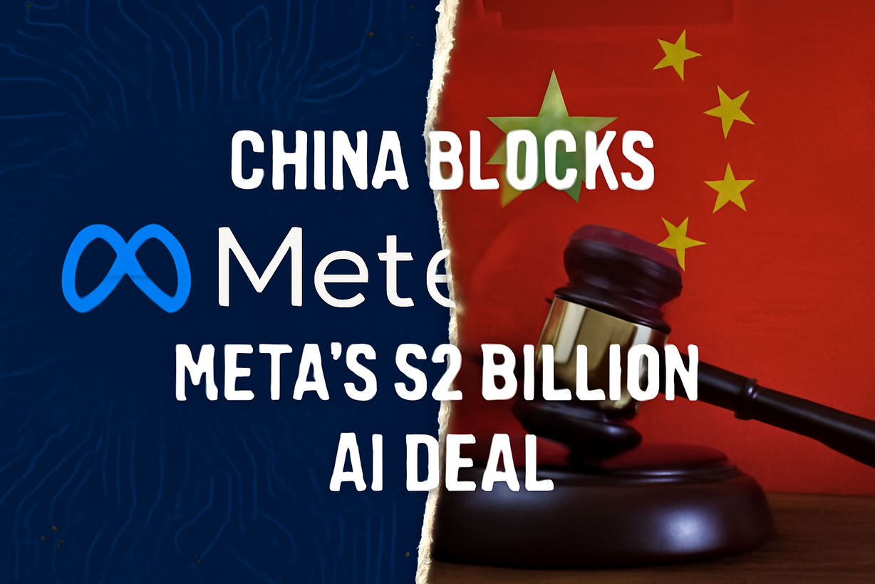 China bloquea la compra de Manus por Meta: impacto en el sector tecnológico
