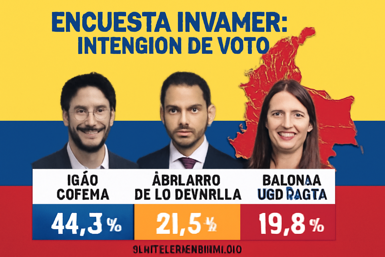 Iván Cepeda lidera intención de voto a 35 días de las elecciones en Colombia