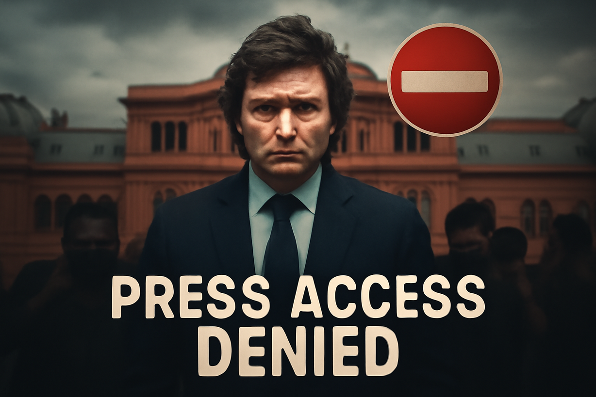 Milei Cierra Puertas: Prohibición de Periodistas en la Casa Rosada