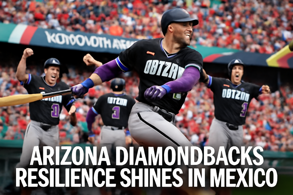 Remontada Épica: Diamondbacks Superan a Padres en la Ciudad de México