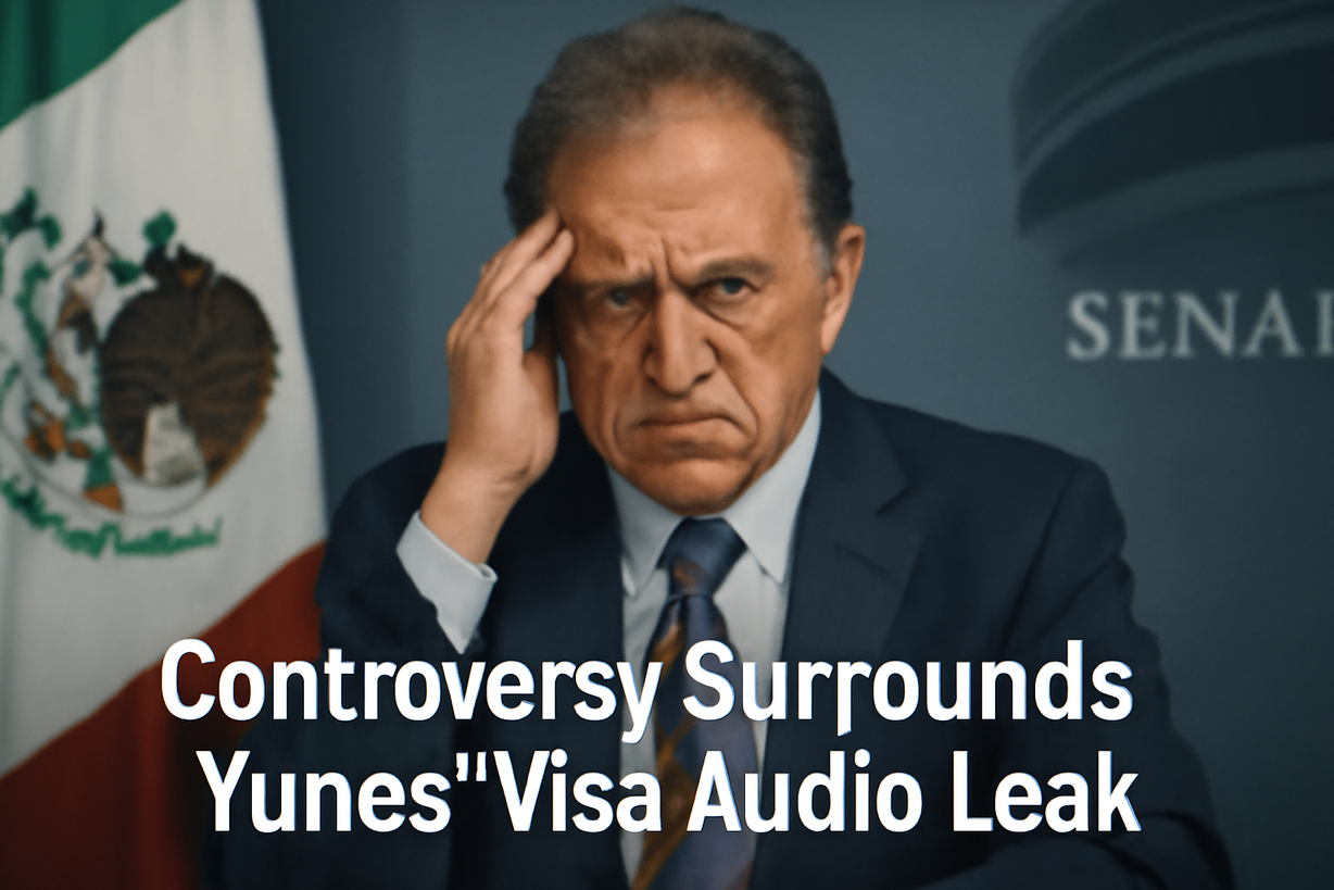 Yunes responde a polémica por audio filtrado y su visa estadounidense