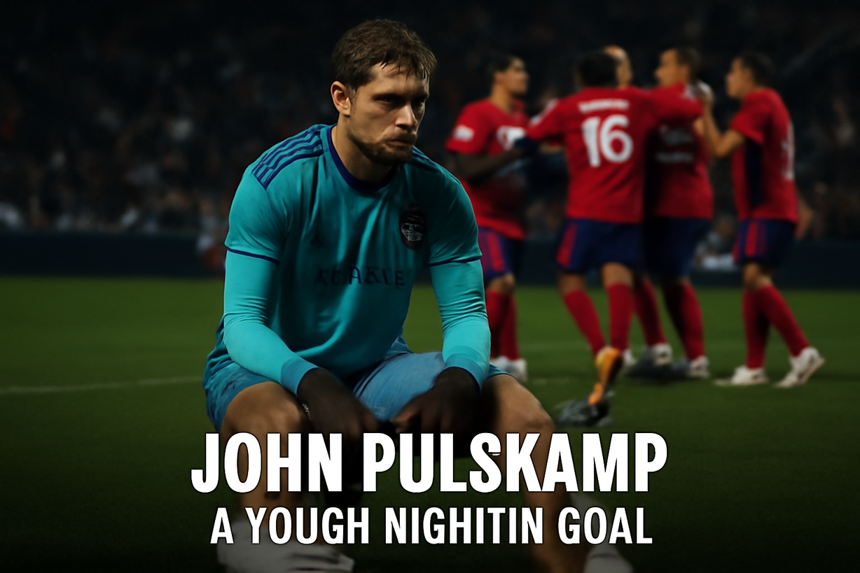 Crisis en el arco: John Pulskamp y su racha de goles en contra