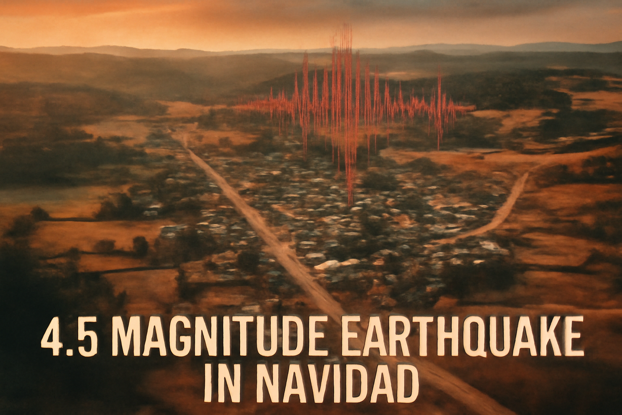 Sismo de 4.5 grados sacude Navidad, Chile: Precauciones recomendadas