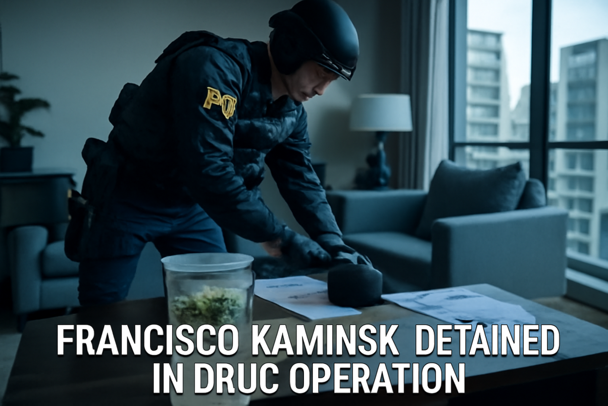 Detienen al animador Francisco Kaminski por lavado de activos y narcotráfico