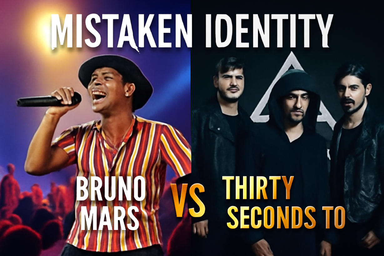 Confusión en Tools For Humanity: Anuncian erróneamente a Bruno Mars en lugar de Thirty Seconds to Mars