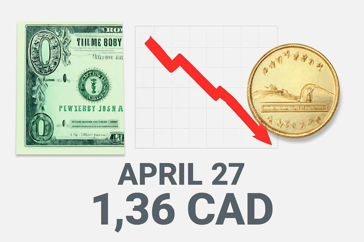 El dólar estadounidense cae frente al canadiense: análisis de la semana