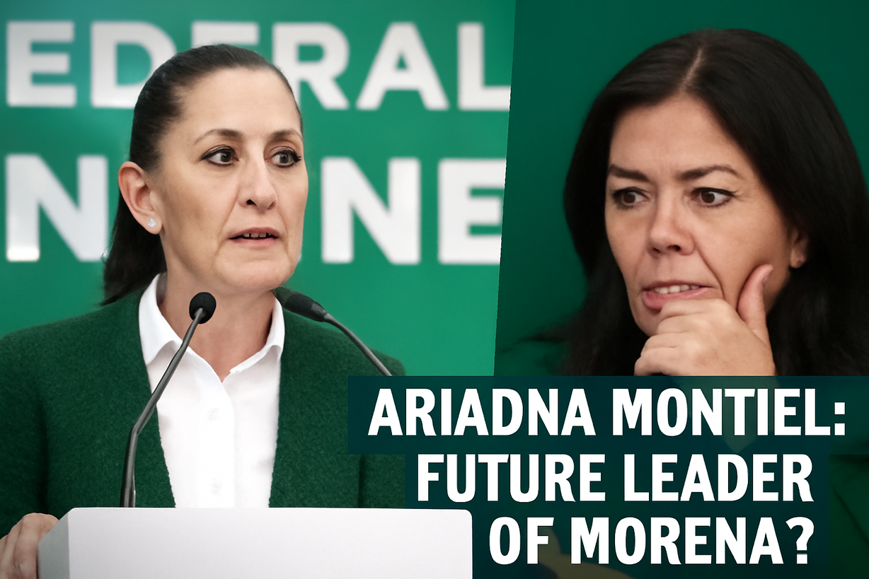 Ariadna Montiel, ¿nueva líder de Morena?