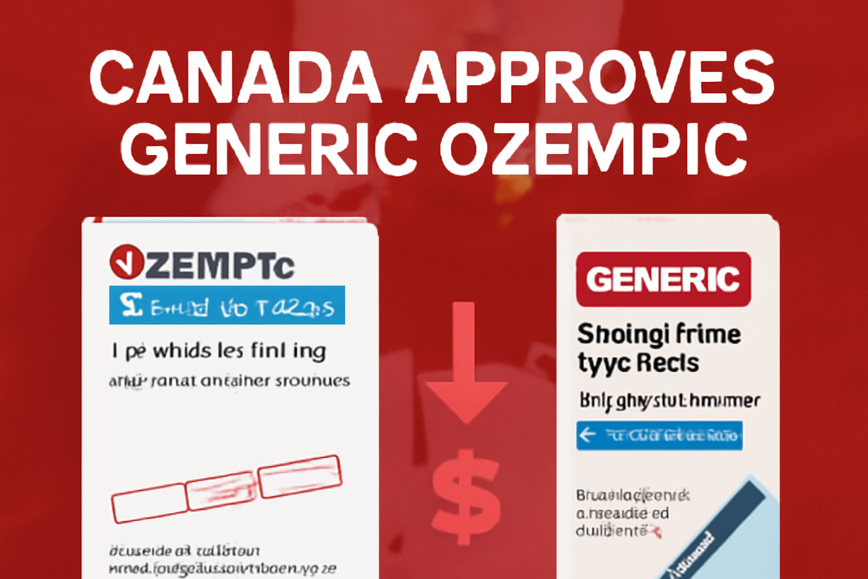 Canadá Aprueba el Primer Genérico de Ozempic en el G7