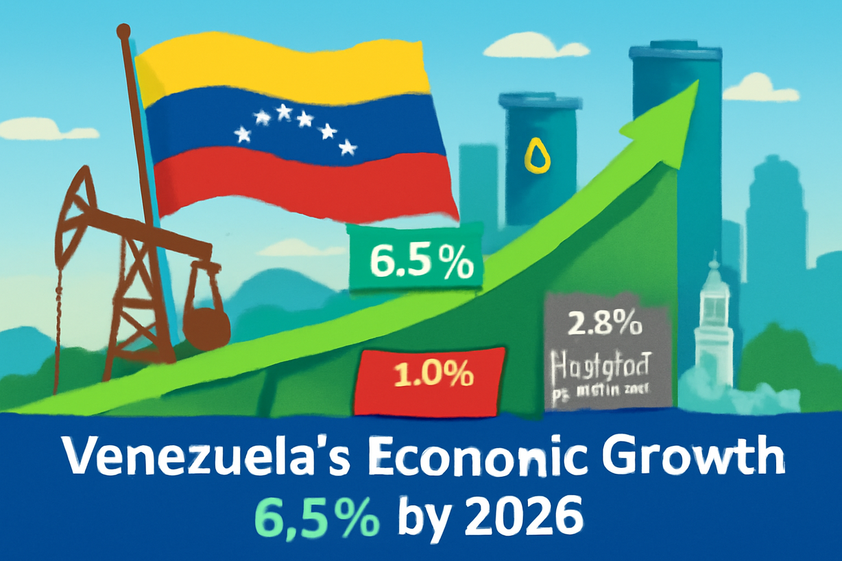 Venezuela: Proyección de Crecimiento del 6,5% para 2026 según la Cepal