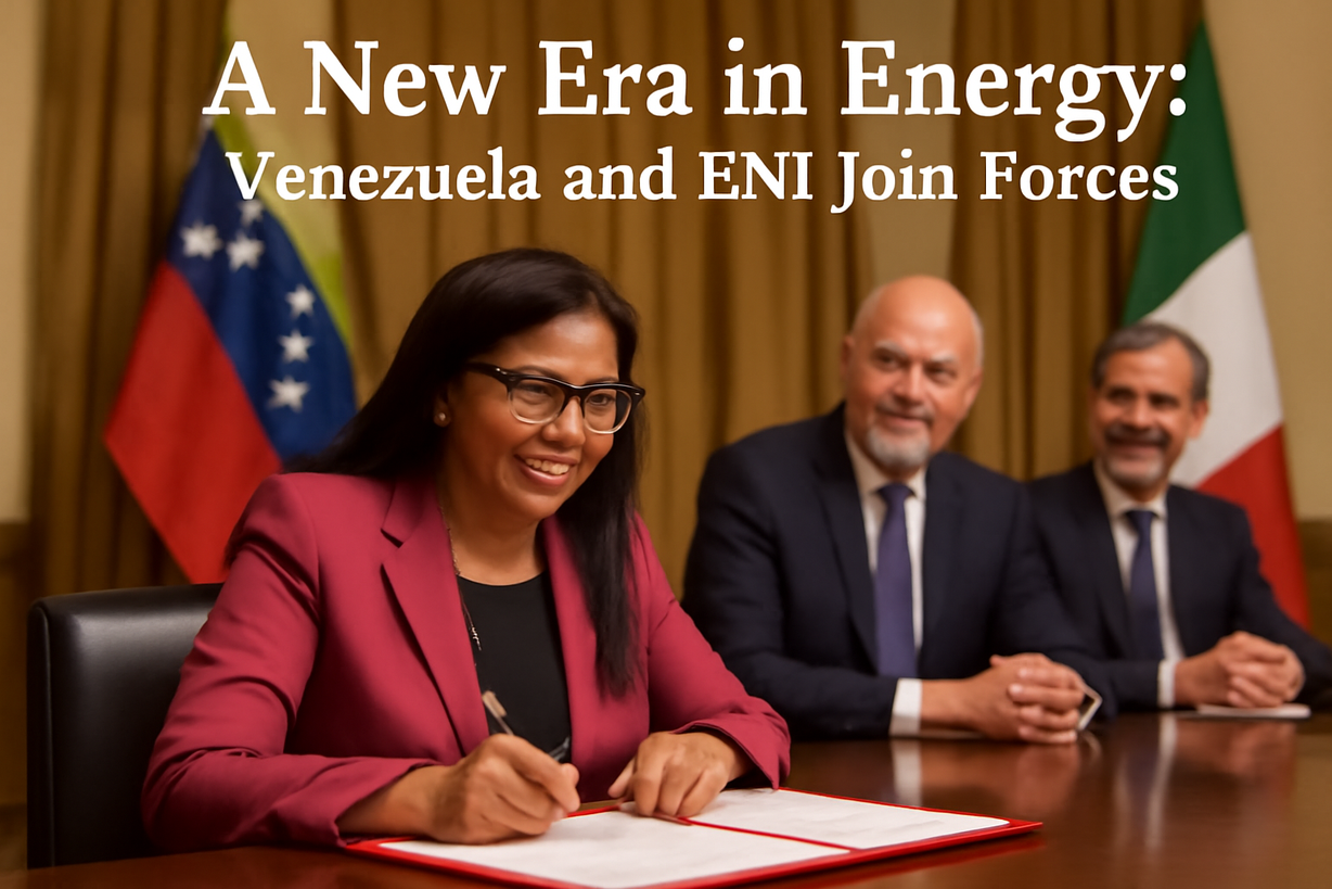 Venezuela y ENI: Acuerdo histórico para impulsar la producción energética