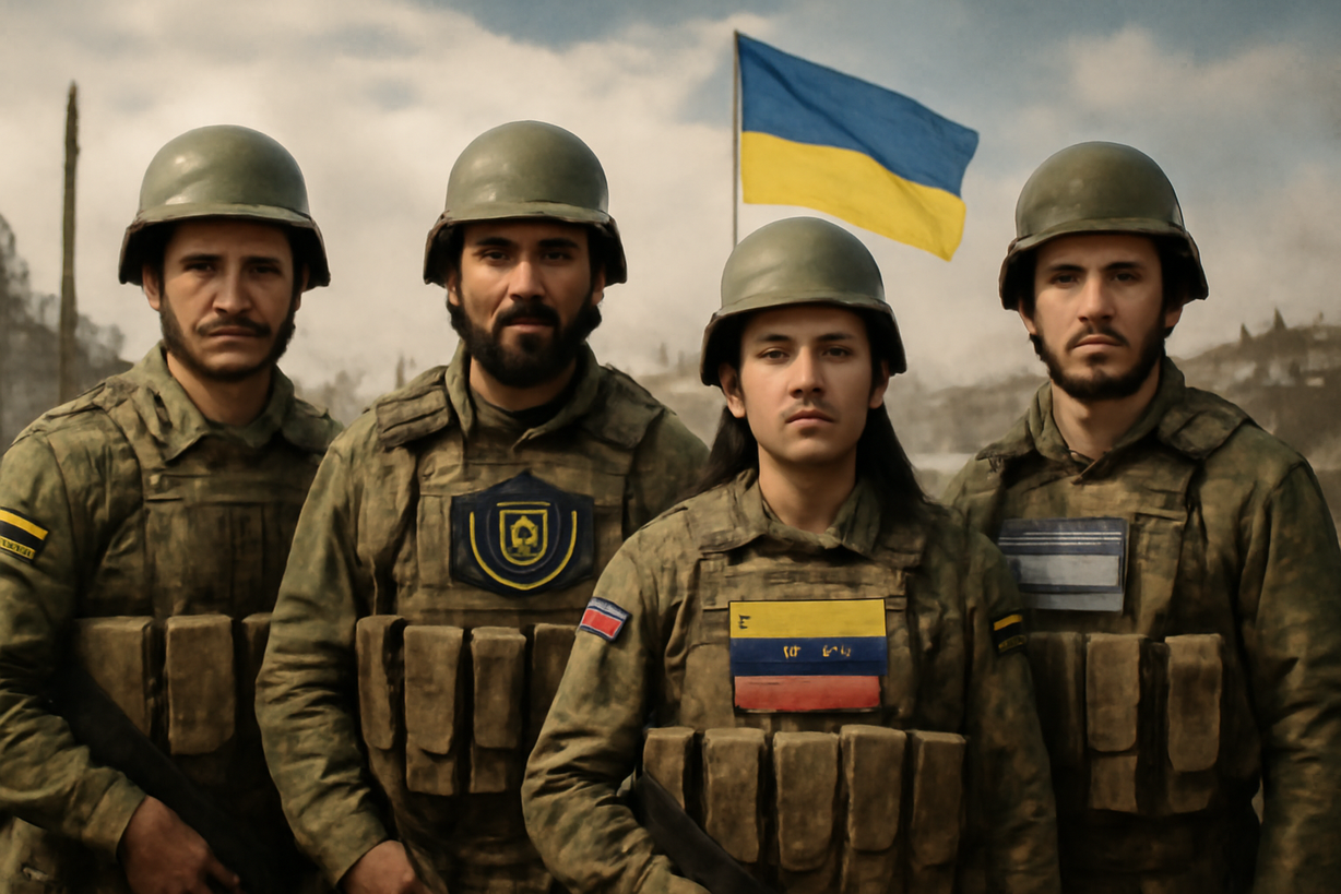Voluntarios hispanohablantes en Ucrania: La creciente influencia de Colombia en la guerra