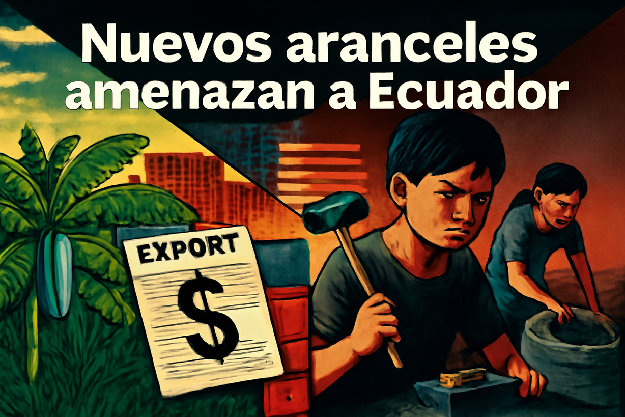 Ecuador bajo la lupa de EE. UU. por trabajo forzoso en importaciones