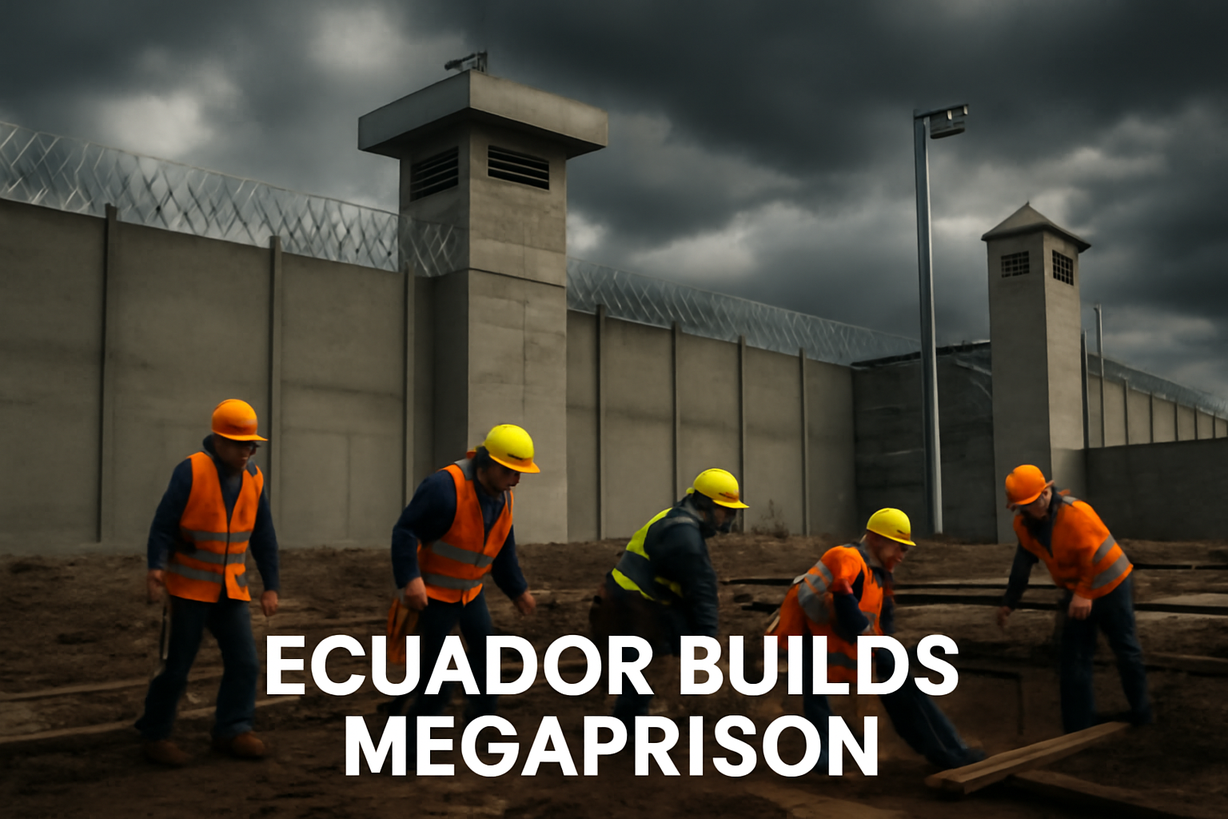 Ecuador refuerza su combate al narcotráfico con megacárceles